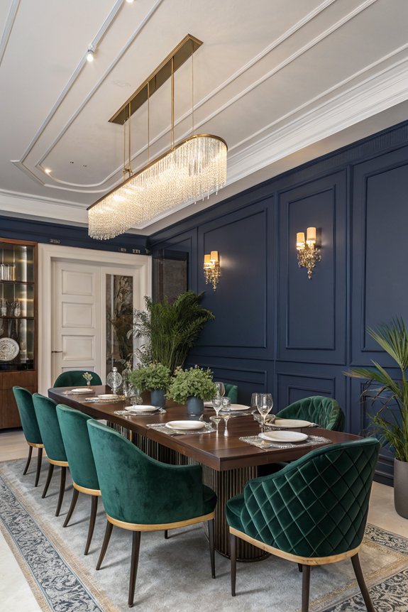 sophisticated color palette selection