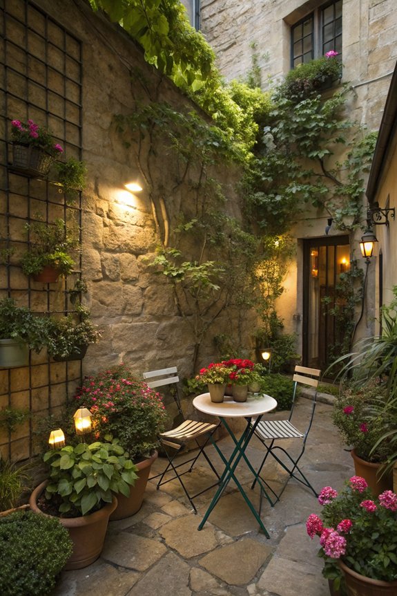 space saving courtyard furniture options