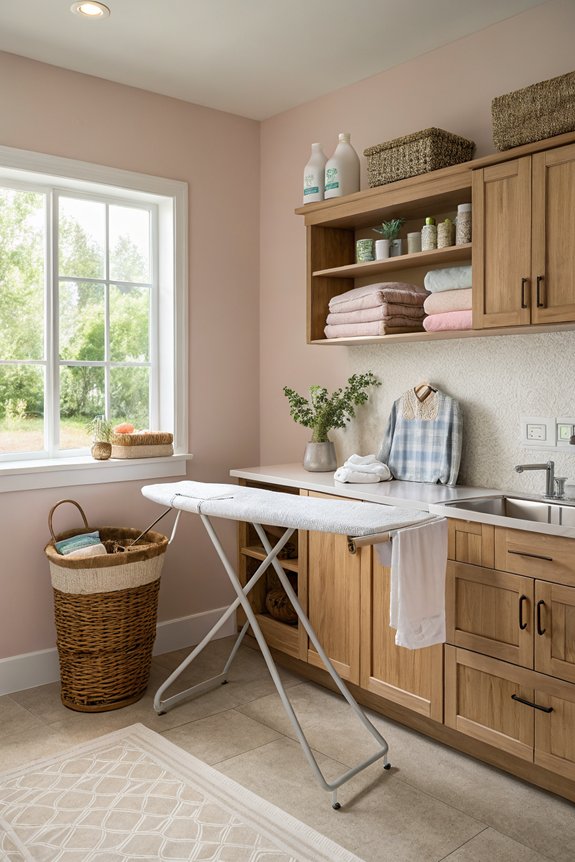 space saving ironing board solution
