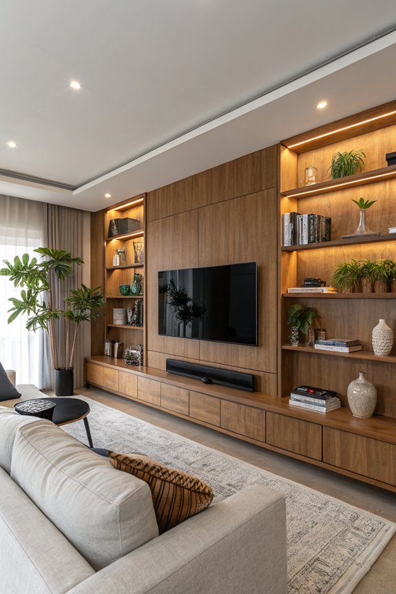 stylish open shelving decor