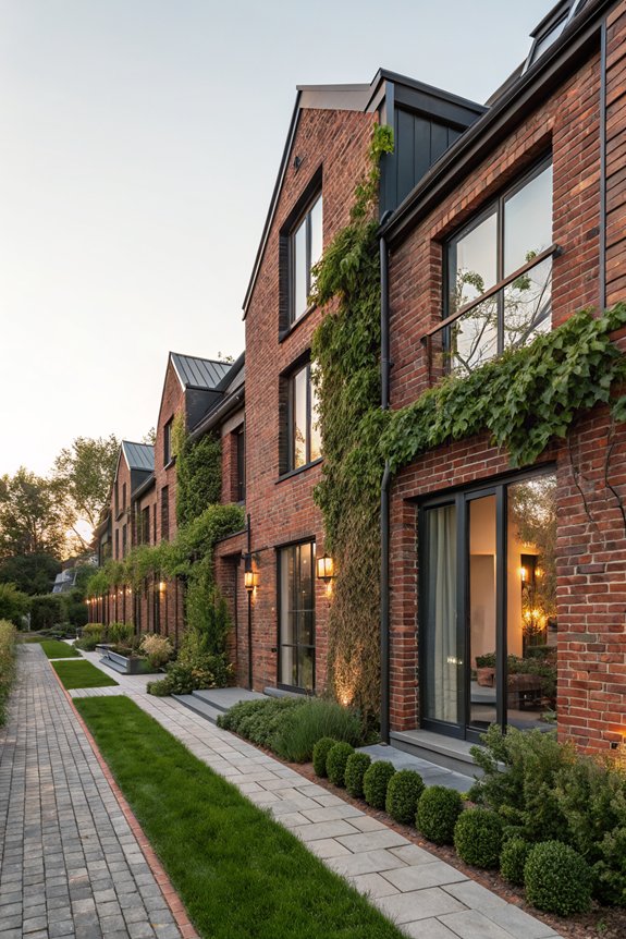sustainable aesthetic brick facades
