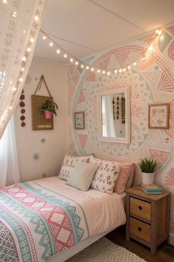 temporary decor with washi