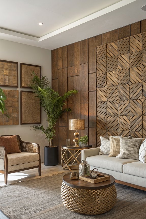 textured wall decor panels