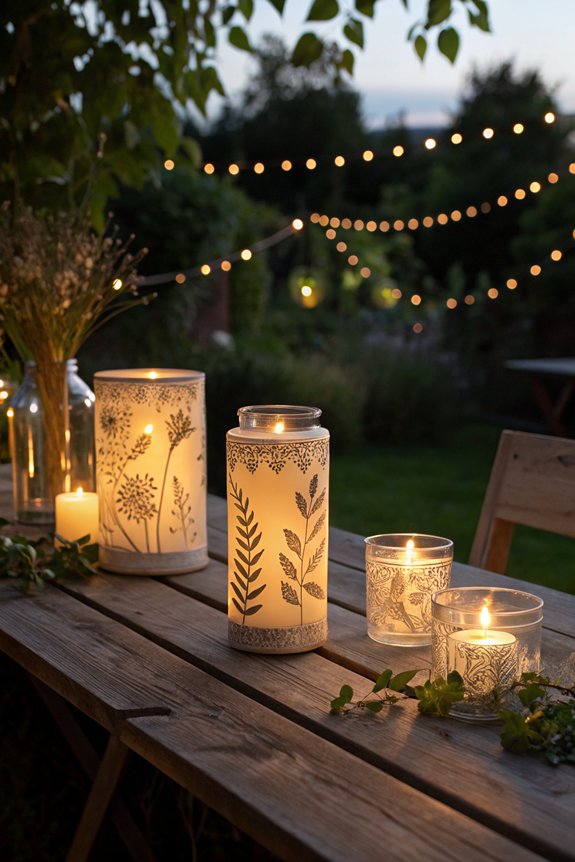 thoughtful personalized candle lanterns
