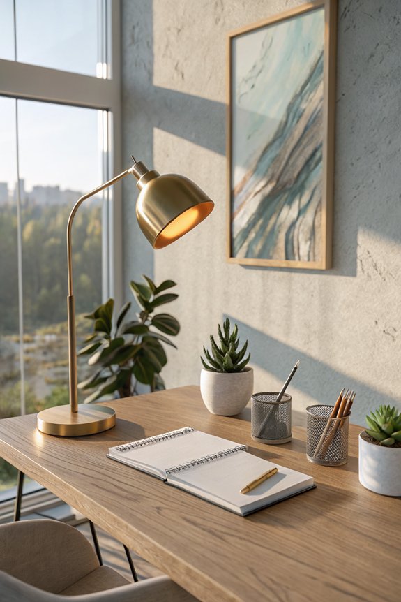 tidy desk clear mind