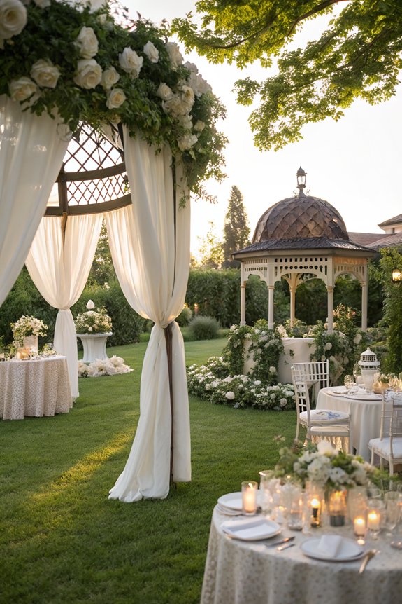 timeless garden party elegance