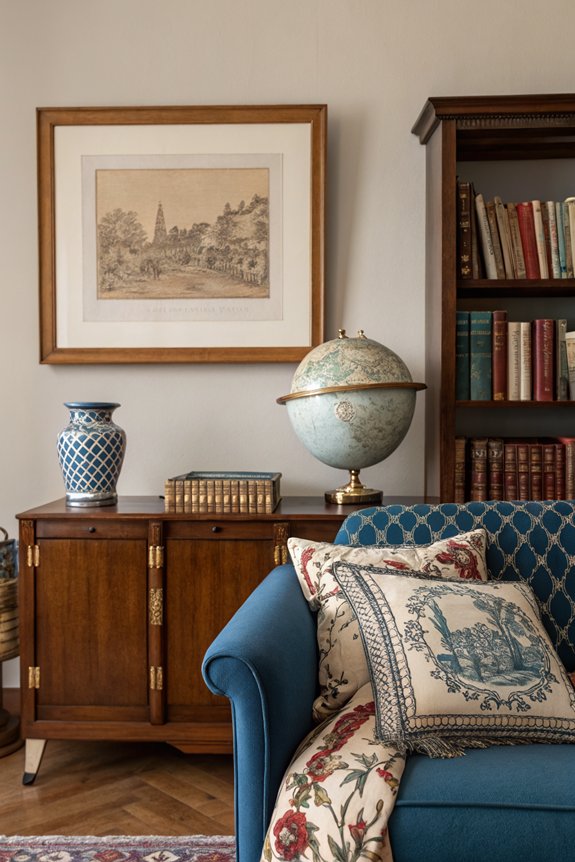 timeless vintage living decor