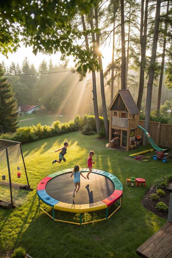 trampoline fun and safety