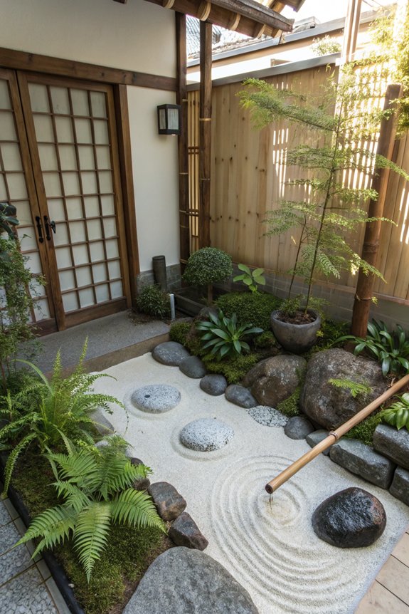 tranquil mini zen garden