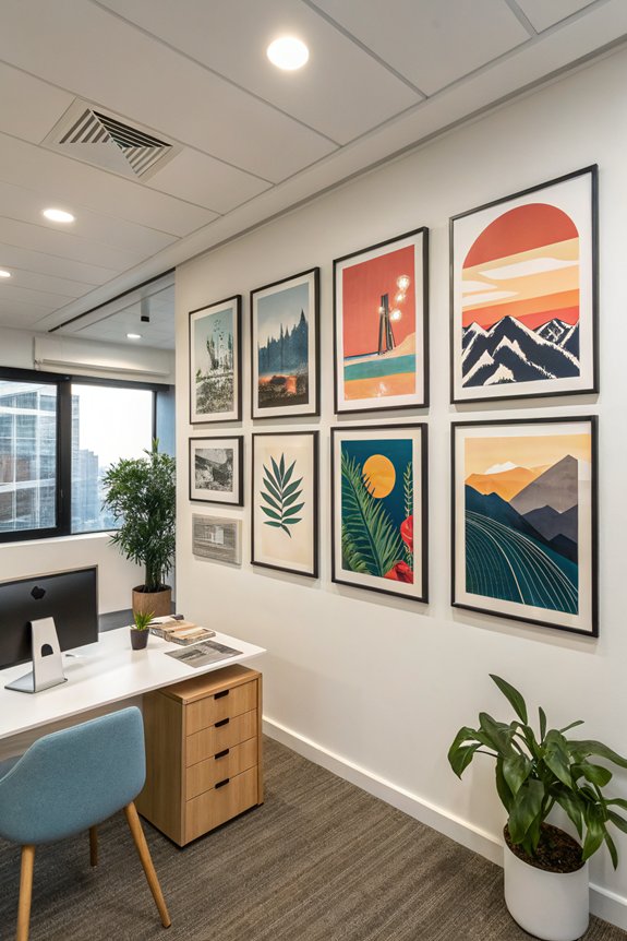 transform office with art