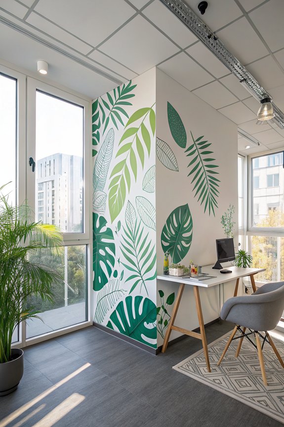transform office with decals