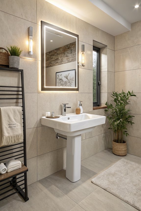 transform small bathroom space