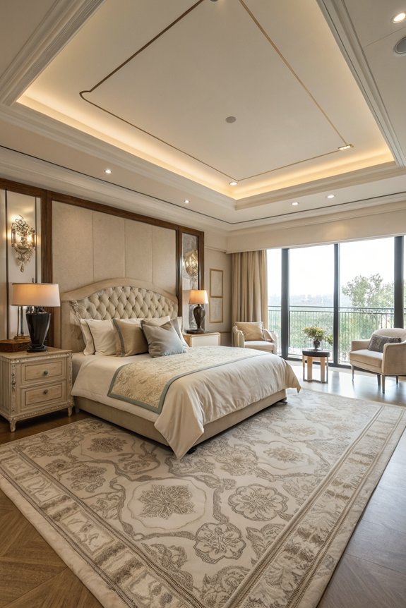 transform spaces with rugs