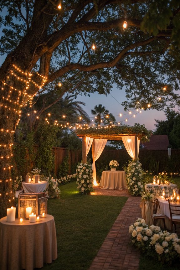 twinkling lights create magic