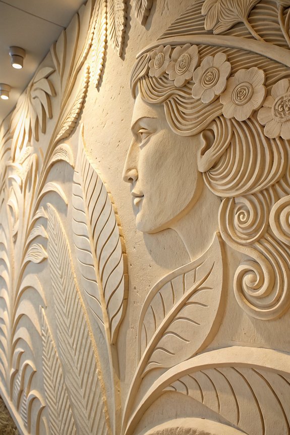 unique textured wall art