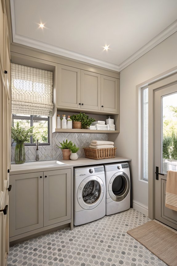 utility closet for cleaning