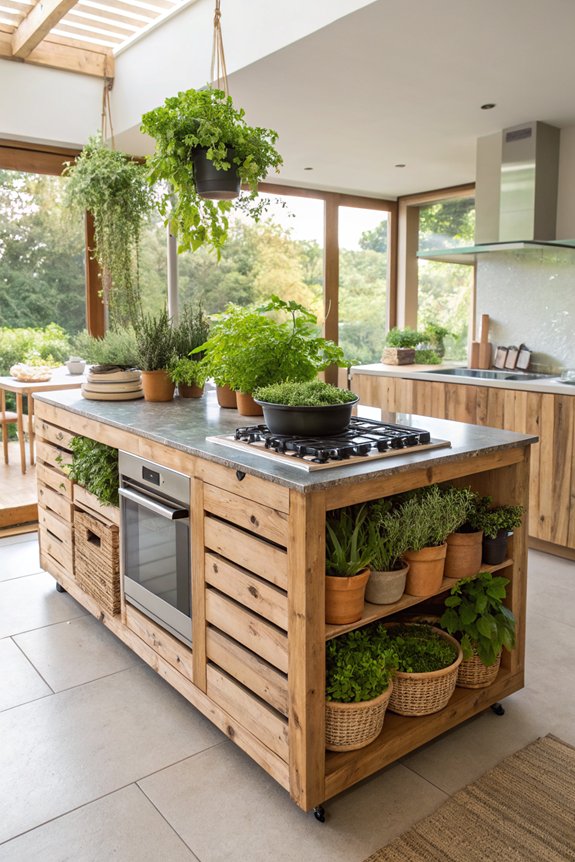 versatile kitchen island features