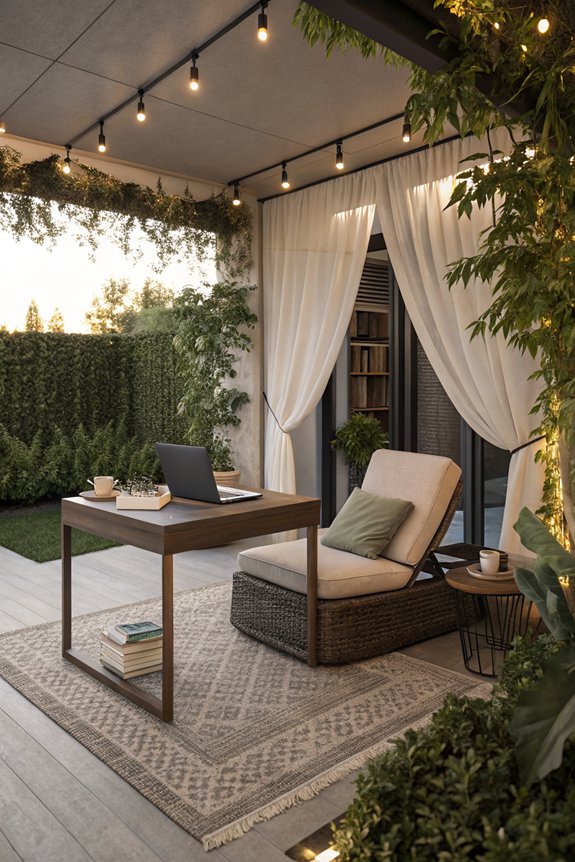 versatile outdoor workspaces created