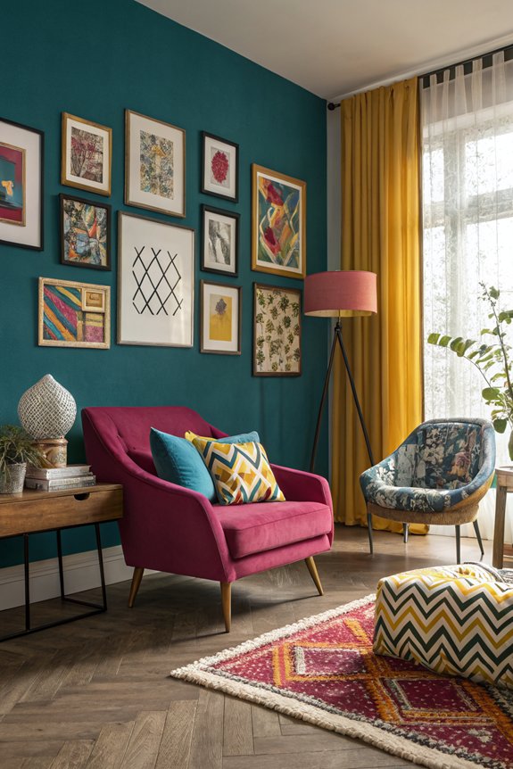vibrant colors and patterns