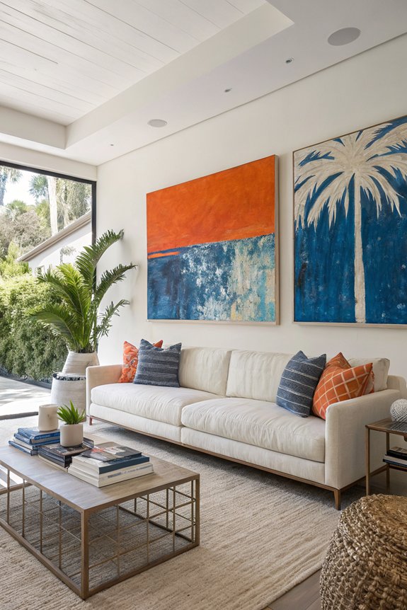 vibrant contemporary abstract artwork