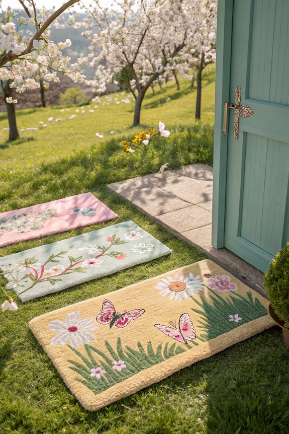 vibrant eco friendly door mats