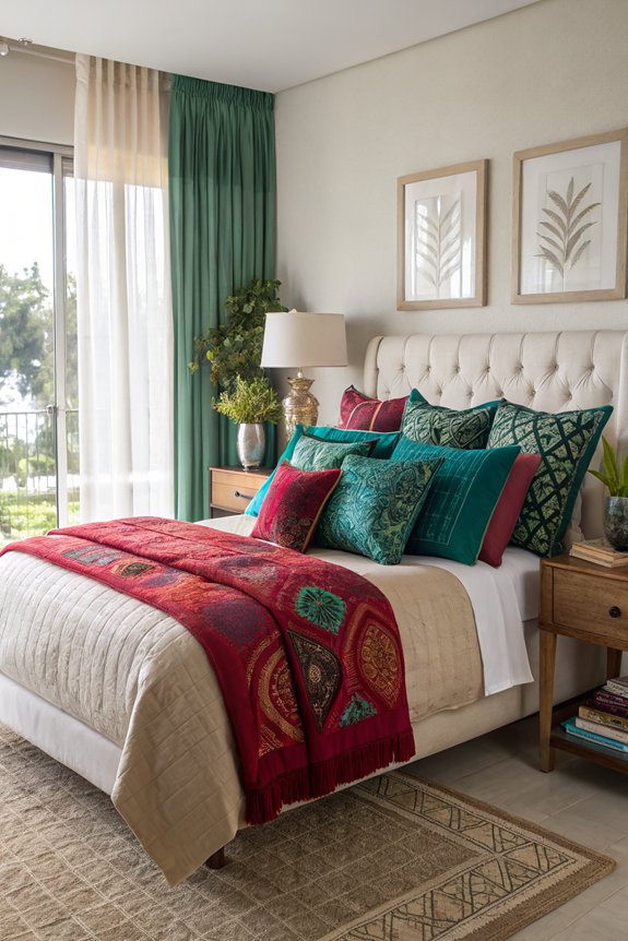 vibrant pillows transform spaces