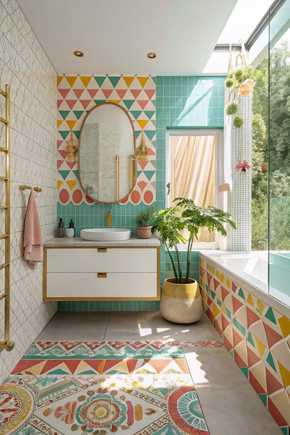 vibrant tile patterns express personality