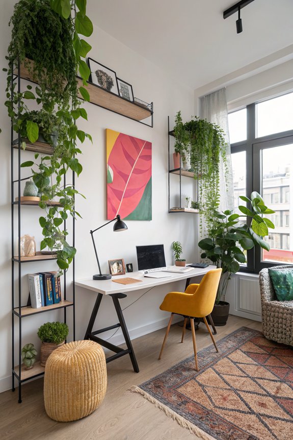 vibrant workspace decor ideas