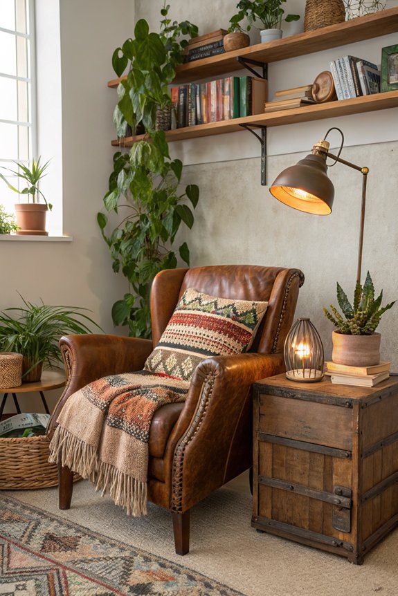 vintage charm enhances decor