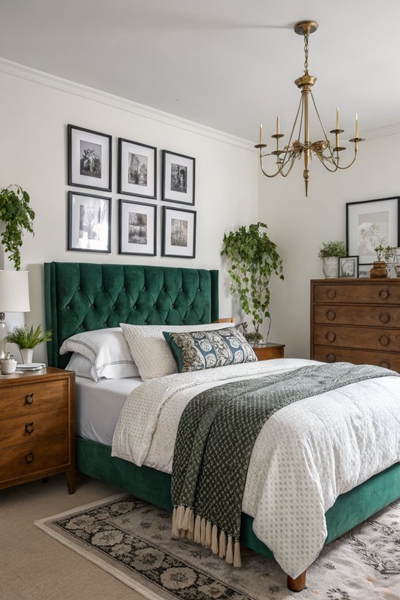 vintage modern bedroom blend