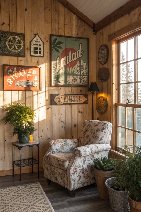 vintage signs add charm