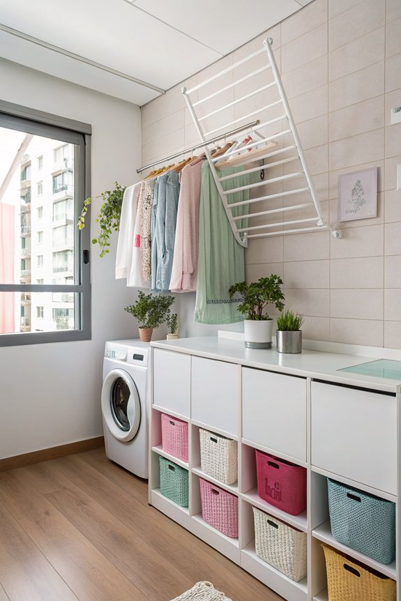 wall mounted drying rack solution