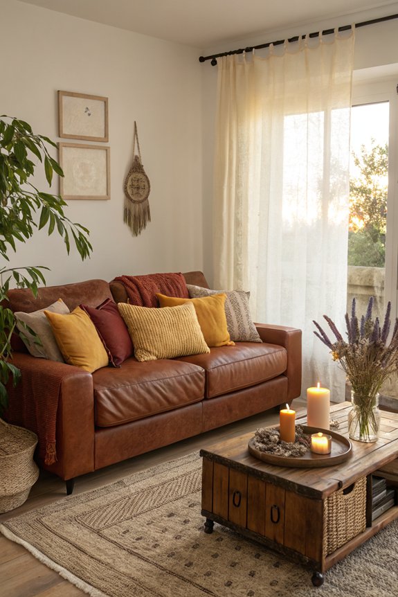 warm inviting color palette