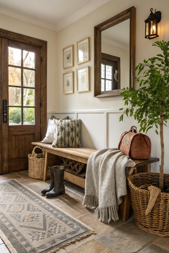 welcoming entryway design elements