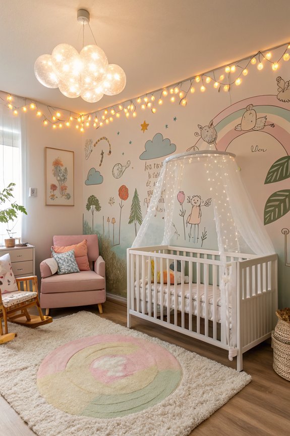 whimsical nursery wall art
