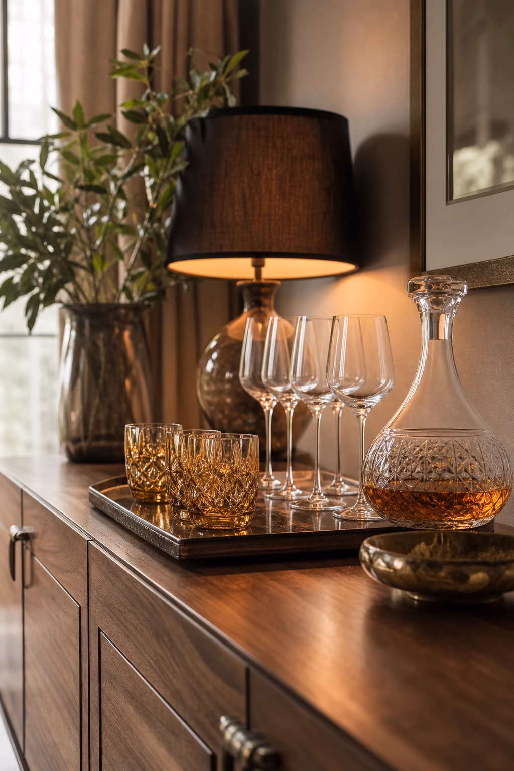 sophisticated drapery selections available
