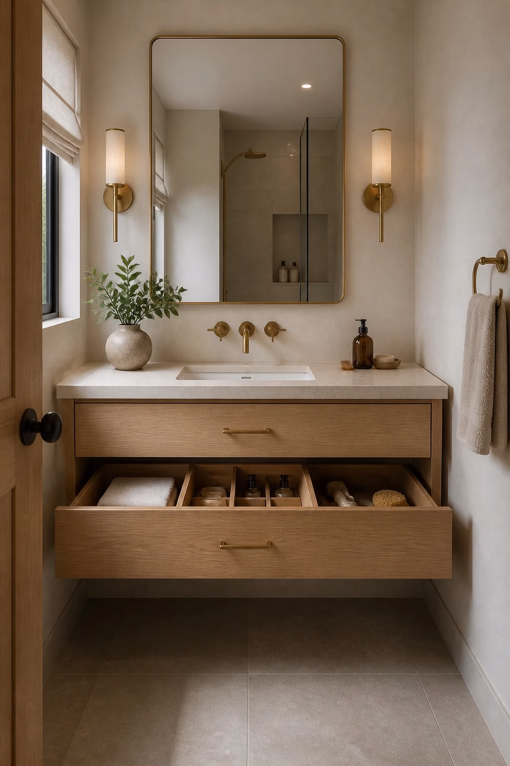 concealed storage solutions available