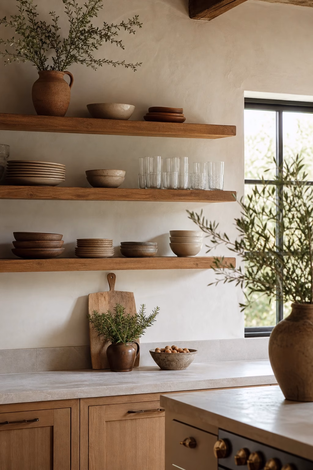 rustic kitchen design feature