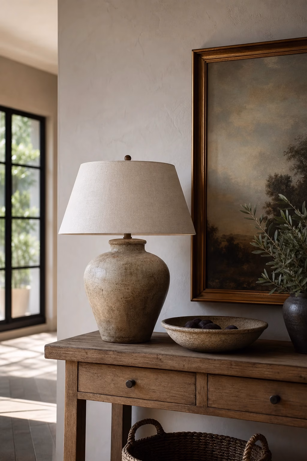 vintage decorative glass reflections