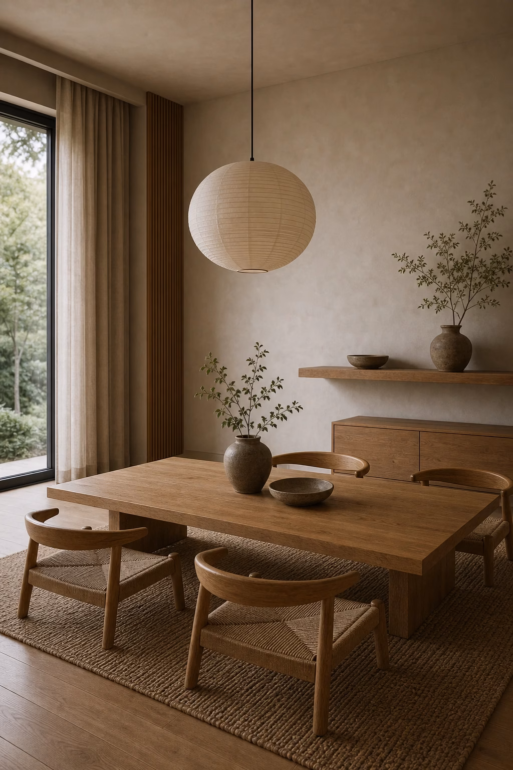 elegant simple dining arrangements