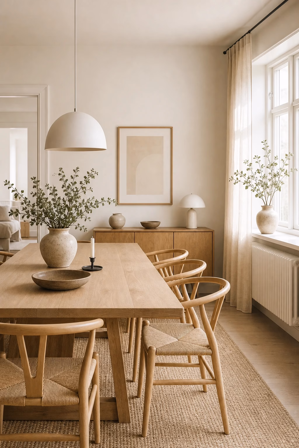 choose minimalist table arrangements