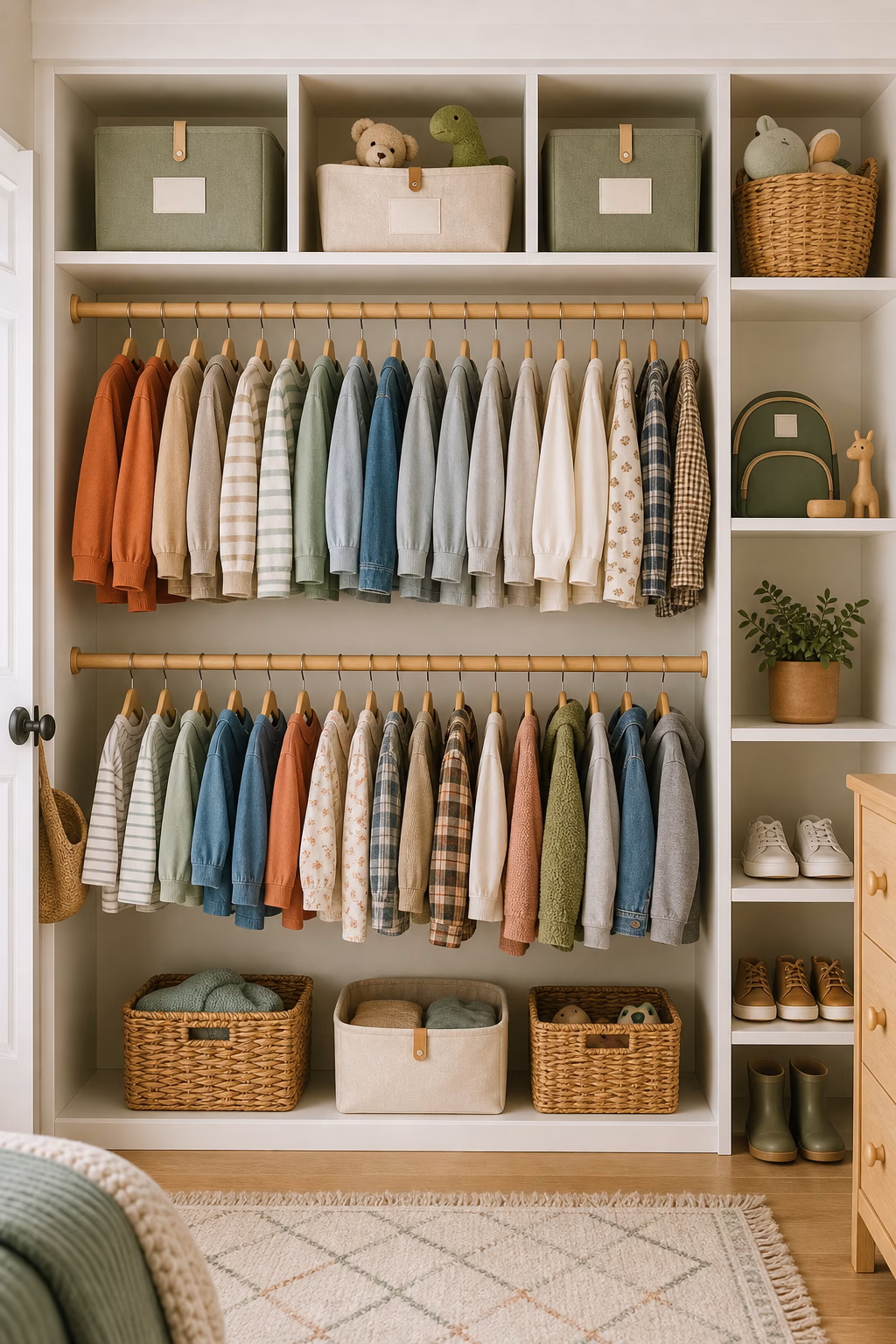 Add Double Hanging Rods