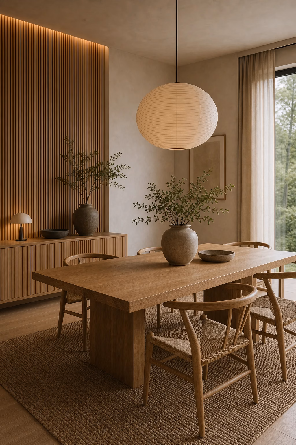 elegant minimalist table decor