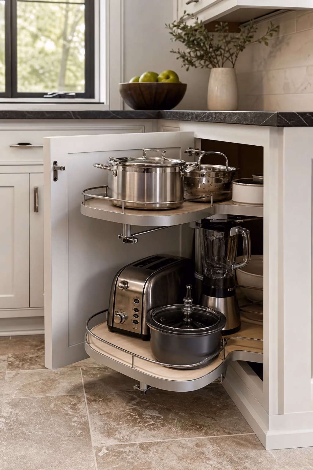 stylish kitchen storage solution