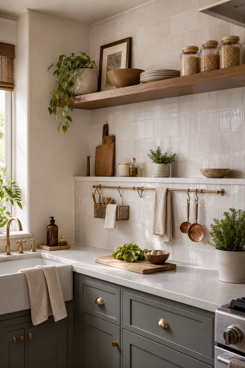 make the backsplash work hard shown in a polished small kitchen with realistic materials and natural light.
