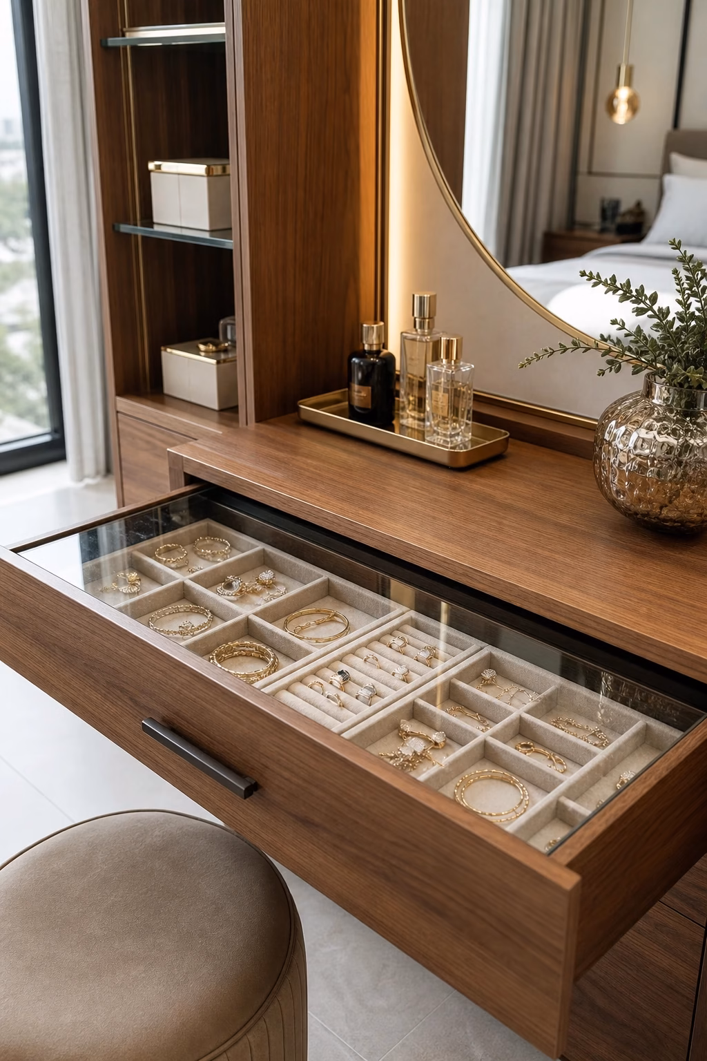 elegant rich timber aesthetics