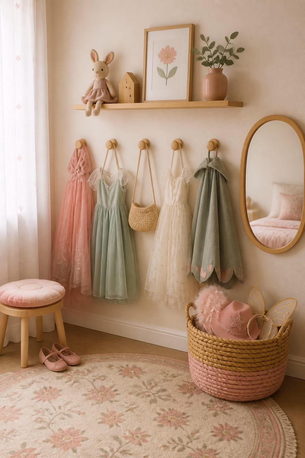 Create a Dress-Up Hook Wall