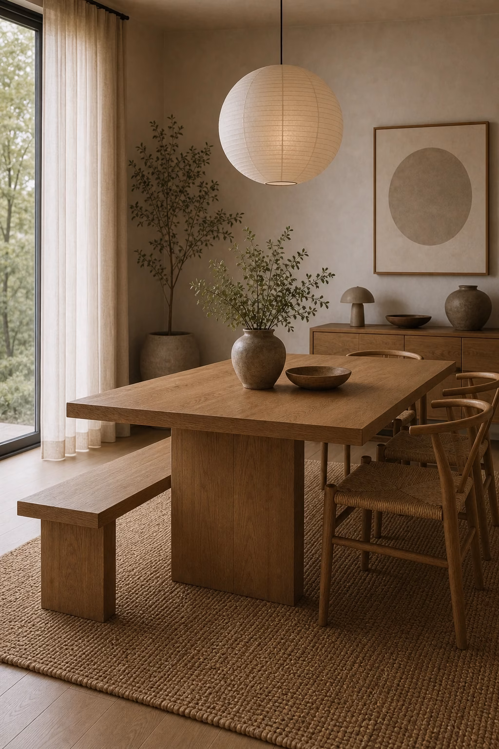 serene artistic wall decor