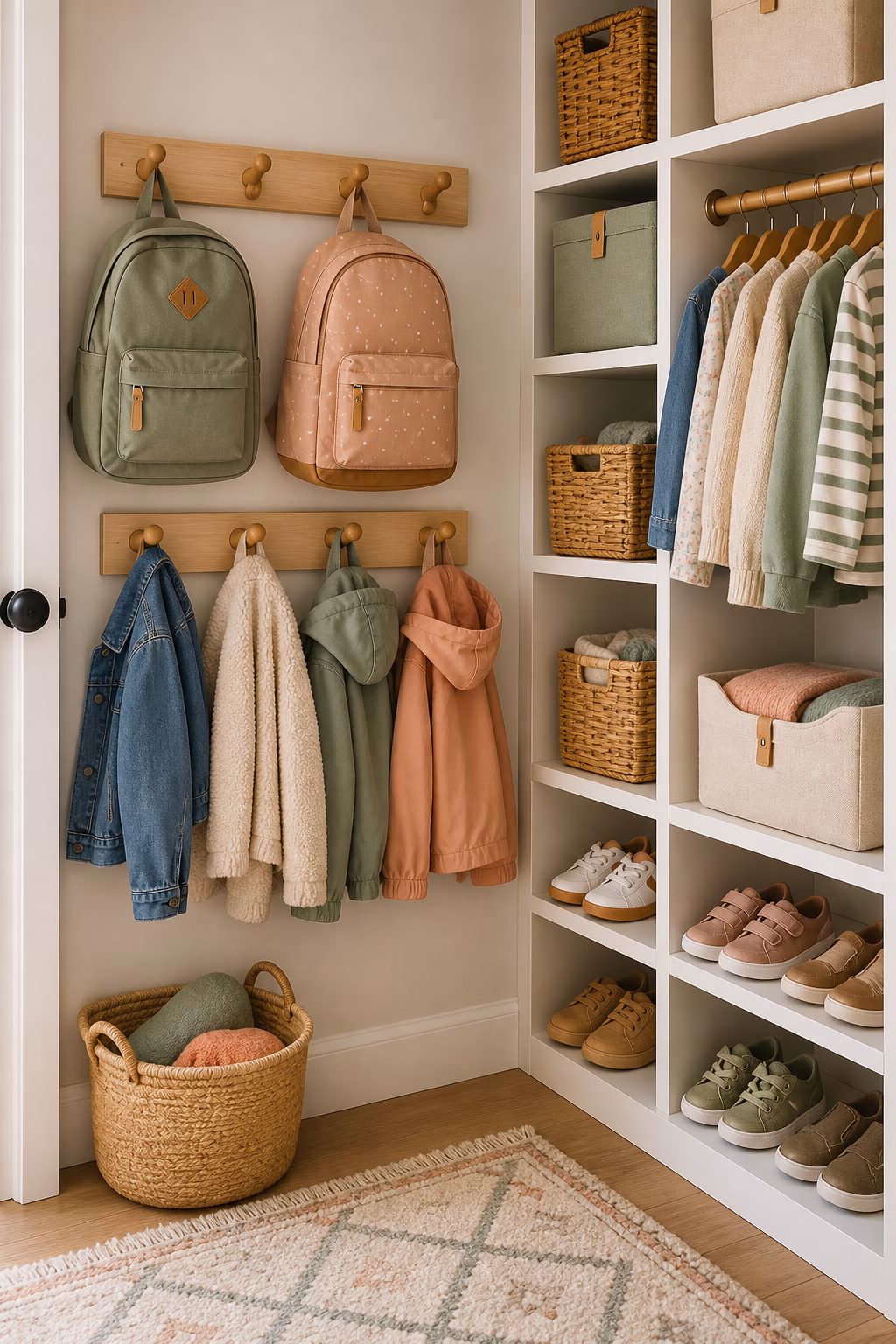 Add Hooks for Backpacks and Jackets