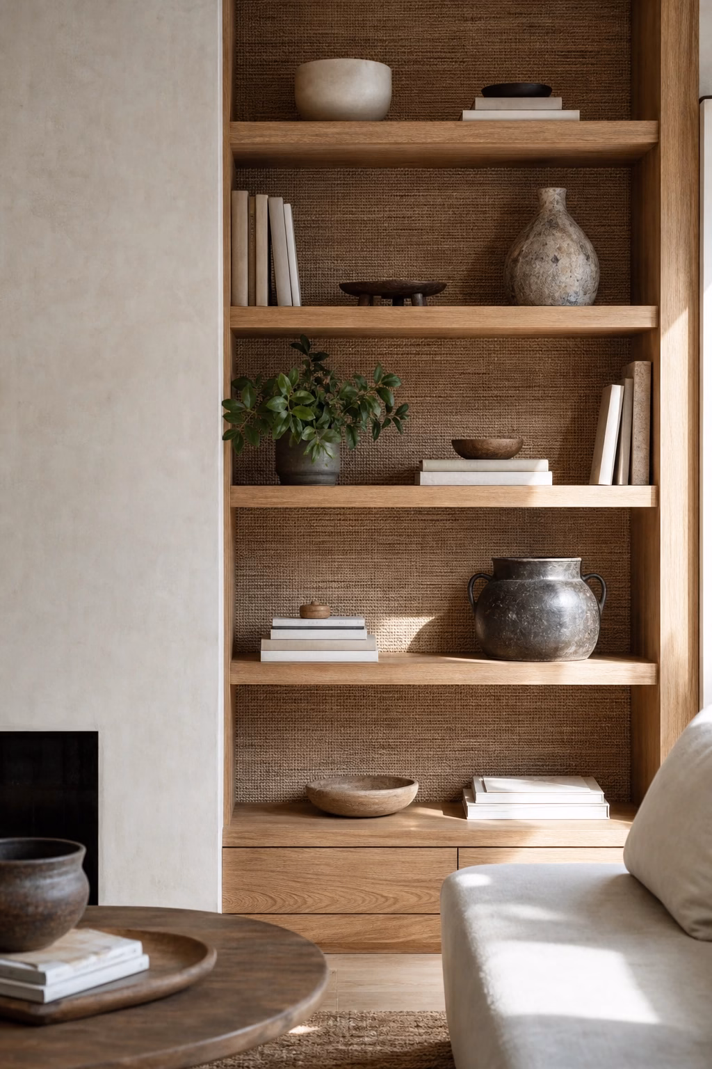 decorative floating shelves display